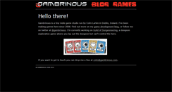 Desktop Screenshot of gambrinous.com