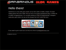 Tablet Screenshot of gambrinous.com