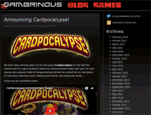 Tablet Screenshot of blog.gambrinous.com